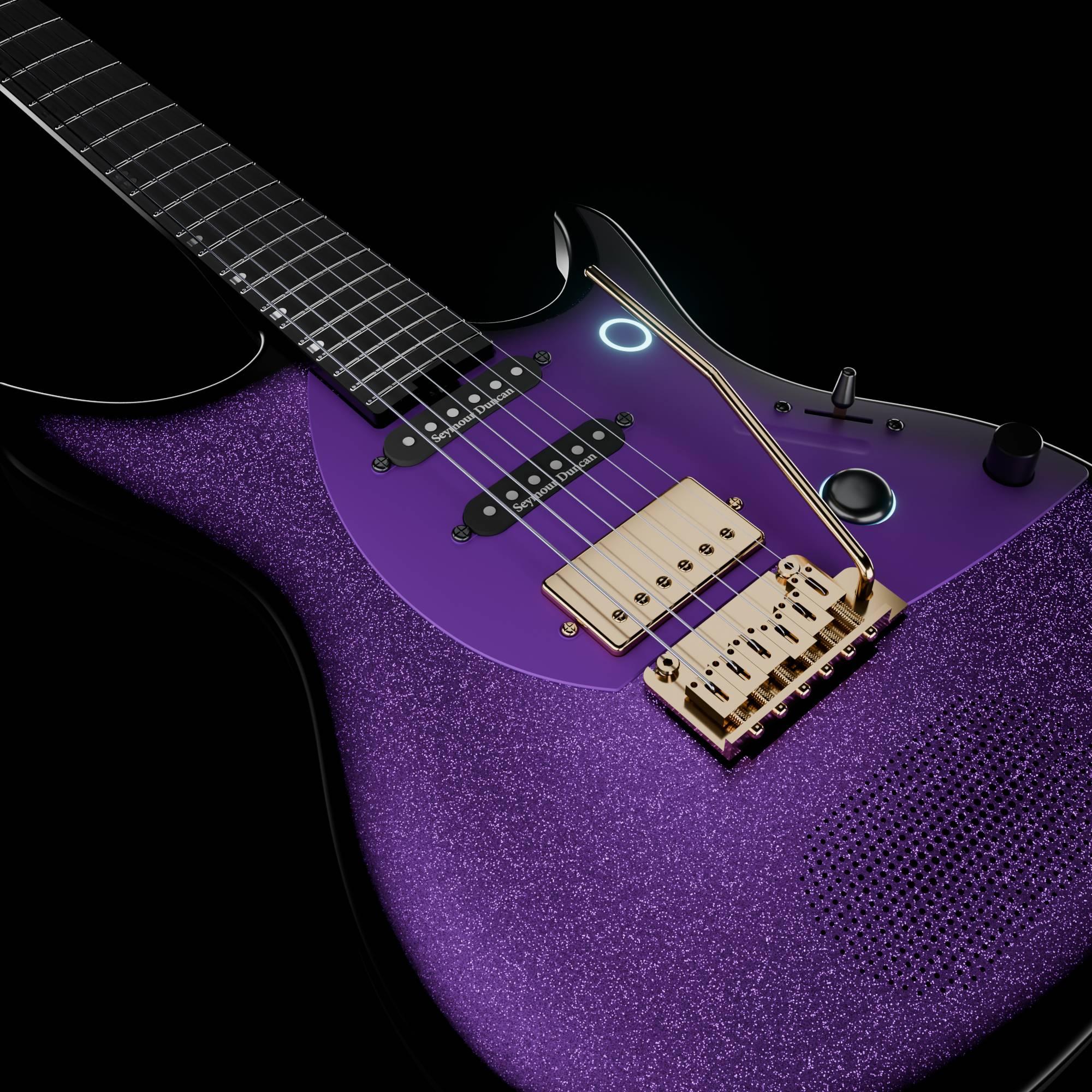 Enya Inspire Pro SD Smart Electric Guitar In Galactic Purple